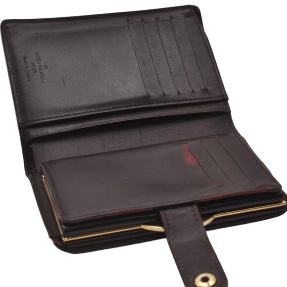 350184AD Louis Vuitton Wallet Purple Monogram Vernis - Picture 7 of 14